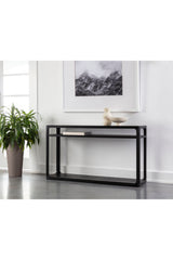 Modern European furniture - Solid Oak Console Table - www.oroa.com