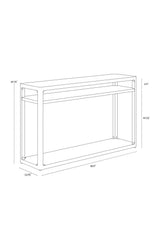 Modern European furniture - Solid Oak Console Table - www.oroa.com