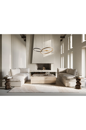 Gold 3 Ring Chandelier | Splendido Saphira | Oroa.com