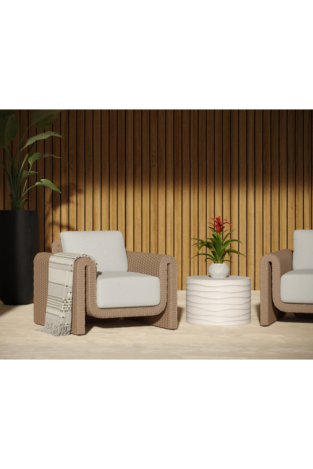 Hand-Sculpted Concrete Coffee Table | Splendido Corey | Oroa.com