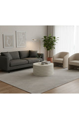 Modern European furniture - Hand-Sculpted Concrete Coffee Table - www.oroa.com