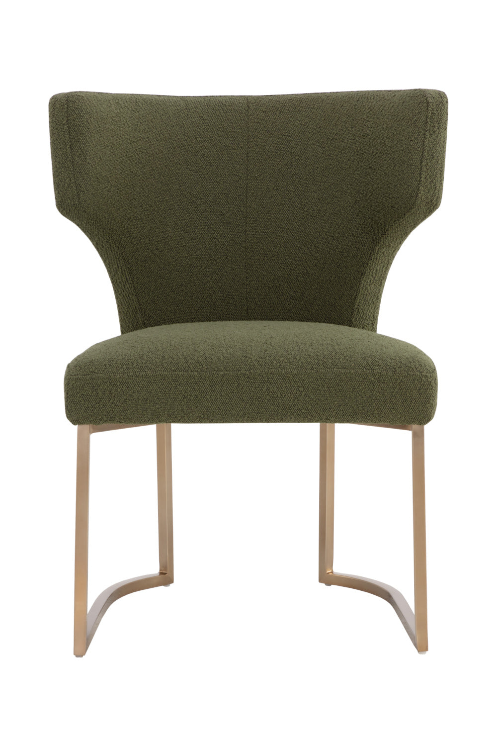 Modern European furniture - Green Wingback Dining Chair - www.oroa.com