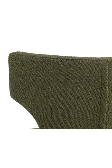 Modern European furniture - Green Wingback Dining Chair - www.oroa.com