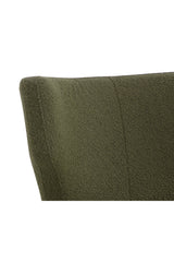 Modern European furniture - Green Wingback Dining Chair - www.oroa.com