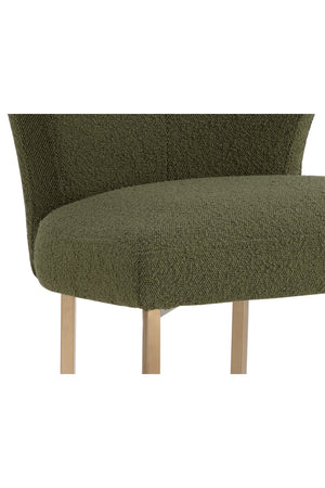 Modern European furniture - Green Wingback Dining Chair - www.oroa.com