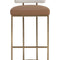 Modern European furniture - Two-Toned Low-Back Bar Stool - www.oroa.com