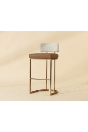 Two-Toned Low-Back Bar Stool | Splendido Larissa | Oroa.com