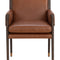 Modern European furniture - Buckle Flap Leather Dining Armchair - www.oroa.com