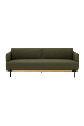 Oak Frame Boucle Sofa by Splendido Saul