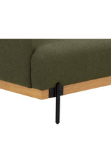 Modern European furniture - Oak Frame Boucle Sofa - www.oroa.com