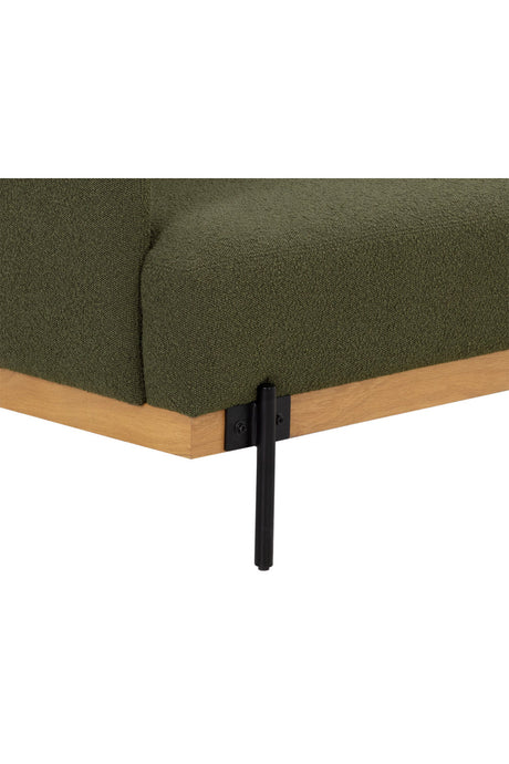 Modern European furniture - Oak Frame Boucle Sofa - www.oroa.com