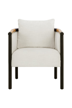 Modern European furniture - Curved Wood Frame Lounge Chair - www.oroa.com