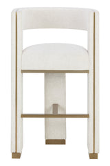 Modern European furniture - White 3-Legged Bar Stool - www.oroa.com