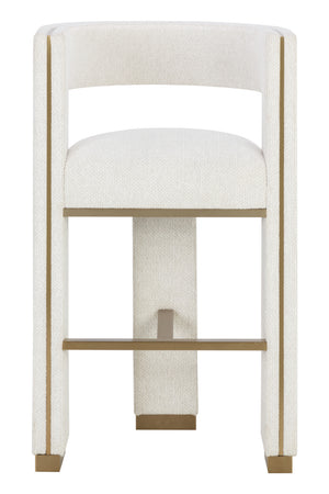 Modern European furniture - White 3-Legged Bar Stool - www.oroa.com