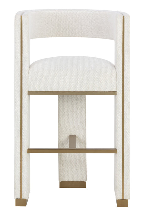 Modern European furniture - White 3-Legged Bar Stool - www.oroa.com