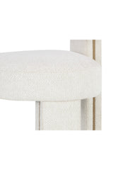 Modern European furniture - White 3-Legged Bar Stool - www.oroa.com