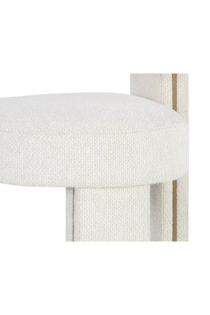 Modern European furniture - White 3-Legged Bar Stool - www.oroa.com