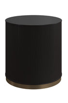 Modern European furniture - Reeded Oak Side Table - www.oroa.com