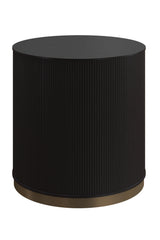 Modern European furniture - Reeded Oak Side Table - www.oroa.com