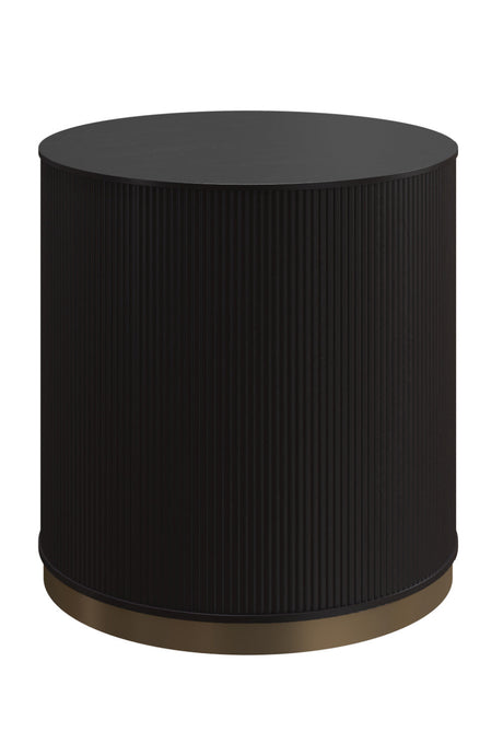 Modern European furniture - Reeded Oak Side Table - www.oroa.com
