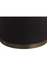 Modern European furniture - Reeded Oak Side Table - www.oroa.com