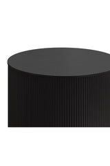 Modern European furniture - Reeded Oak Side Table - www.oroa.com