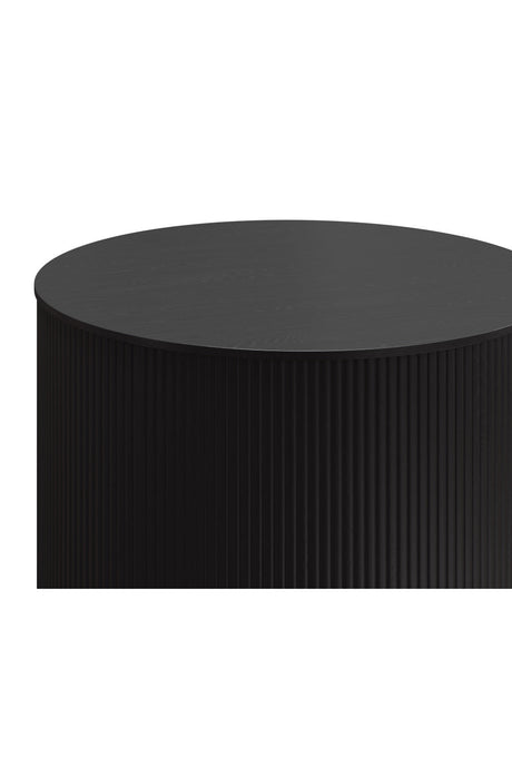 Modern European furniture - Reeded Oak Side Table - www.oroa.com