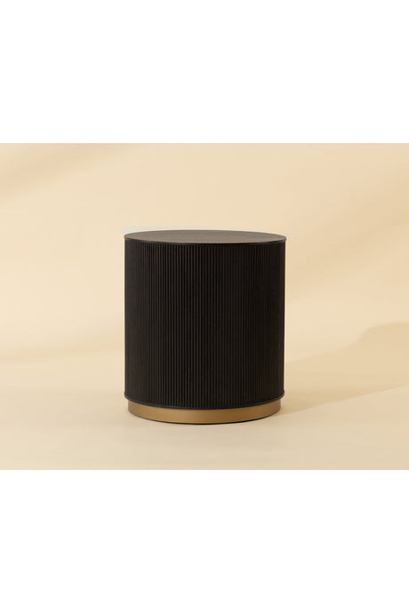 Modern European furniture - Reeded Oak Side Table - www.oroa.com