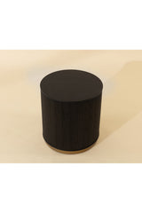 Modern European furniture - Reeded Oak Side Table - www.oroa.com