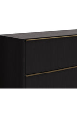 Modern European furniture - Reeded Oak 4-Drawer Dresser - www.oroa.com