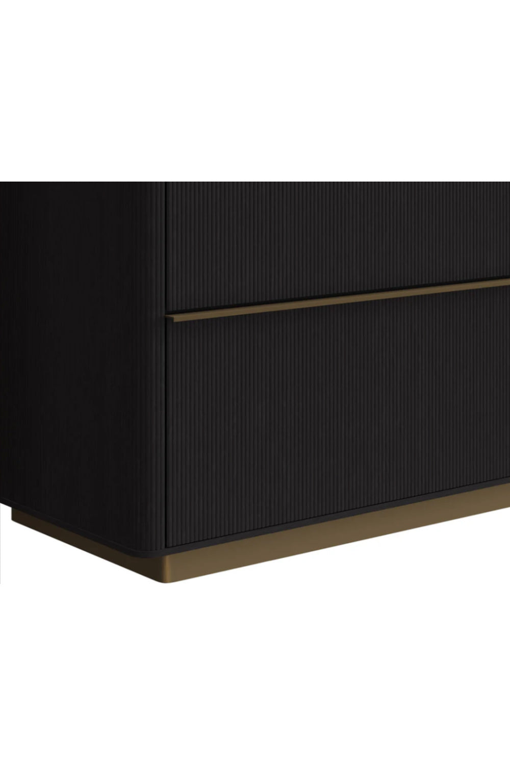 Modern European furniture - Reeded Oak 4-Drawer Dresser - www.oroa.com