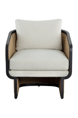 Modern European furniture - Wicker Weave Indoor/Outdoor Lounge Chair - www.oroa.com