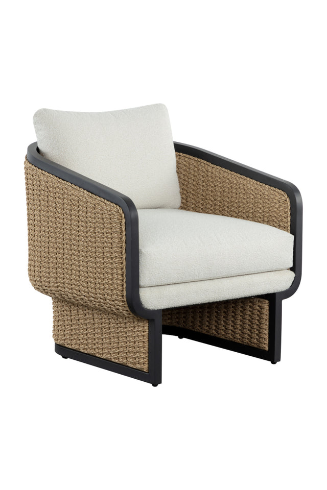 Modern European furniture - Wicker Weave Indoor/Outdoor Lounge Chair - www.oroa.com