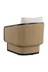 Modern European furniture - Wicker Weave Indoor/Outdoor Lounge Chair - www.oroa.com