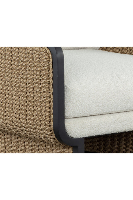 Modern European furniture - Wicker Weave Indoor/Outdoor Lounge Chair - www.oroa.com