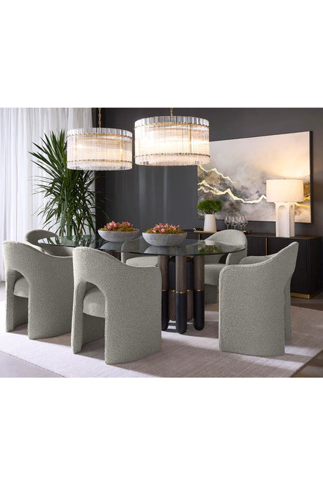 Modern European furniture - White Marble Arched Table Lamp - www.oroa.com