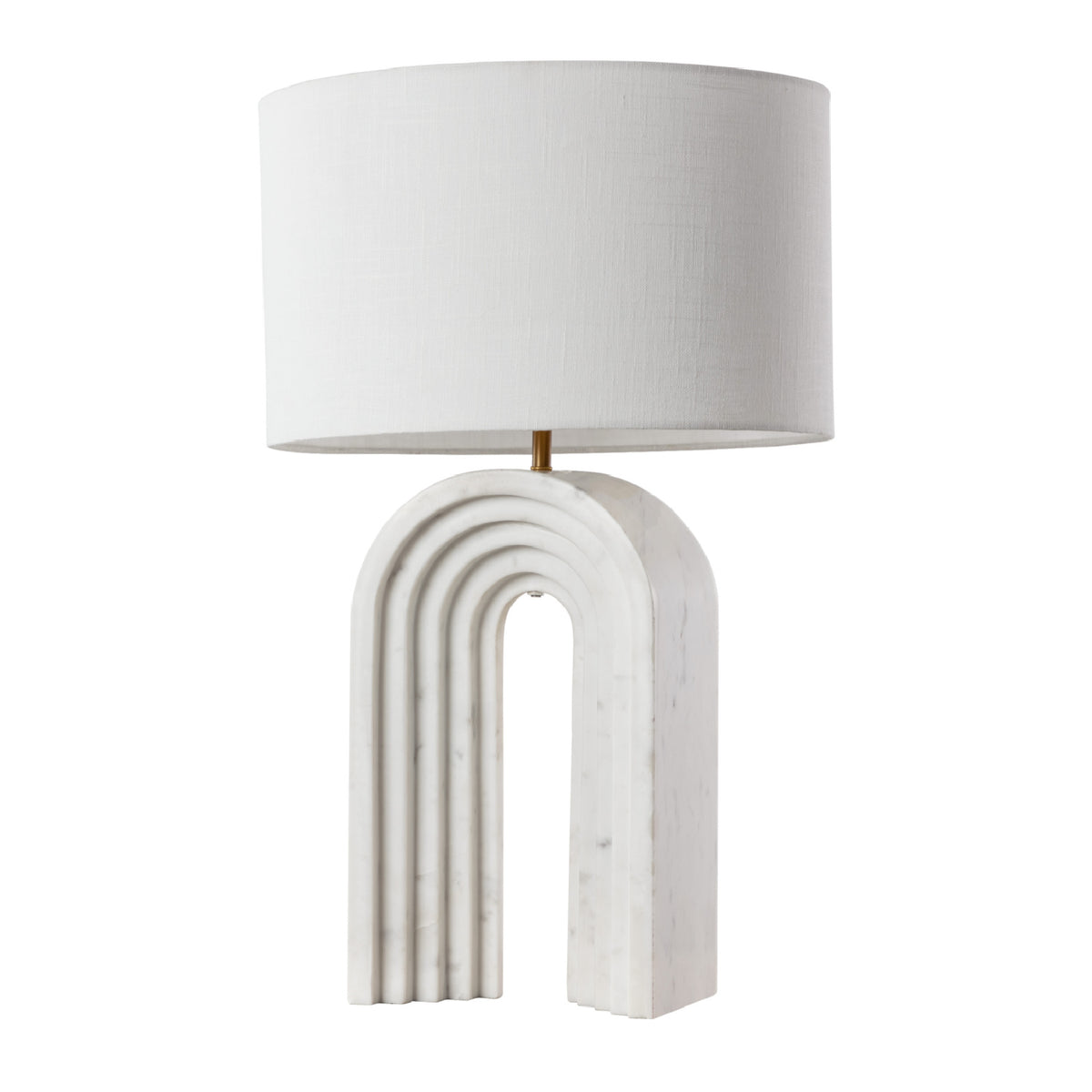 Arched White Marble Table Lamp | Splendido Sensi