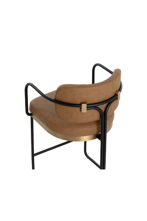Modern Curved Seating Counter Stool | Splendido Jalen | Oroa.com