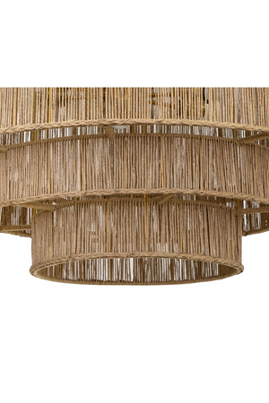 Tiered Jute Chandelier | Splendido Alyssa | Oroa.com