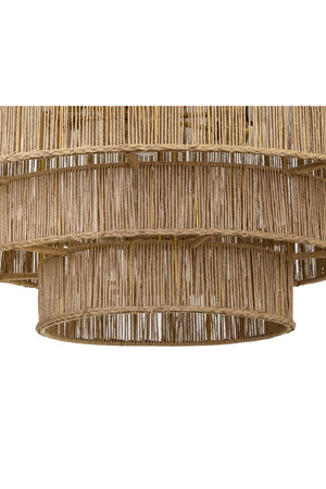 Tiered Jute Chandelier | Splendido Alyssa | Oroa.com