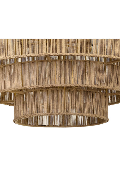 Modern European furniture - Tiered Jute Chandelier - www.oroa.com