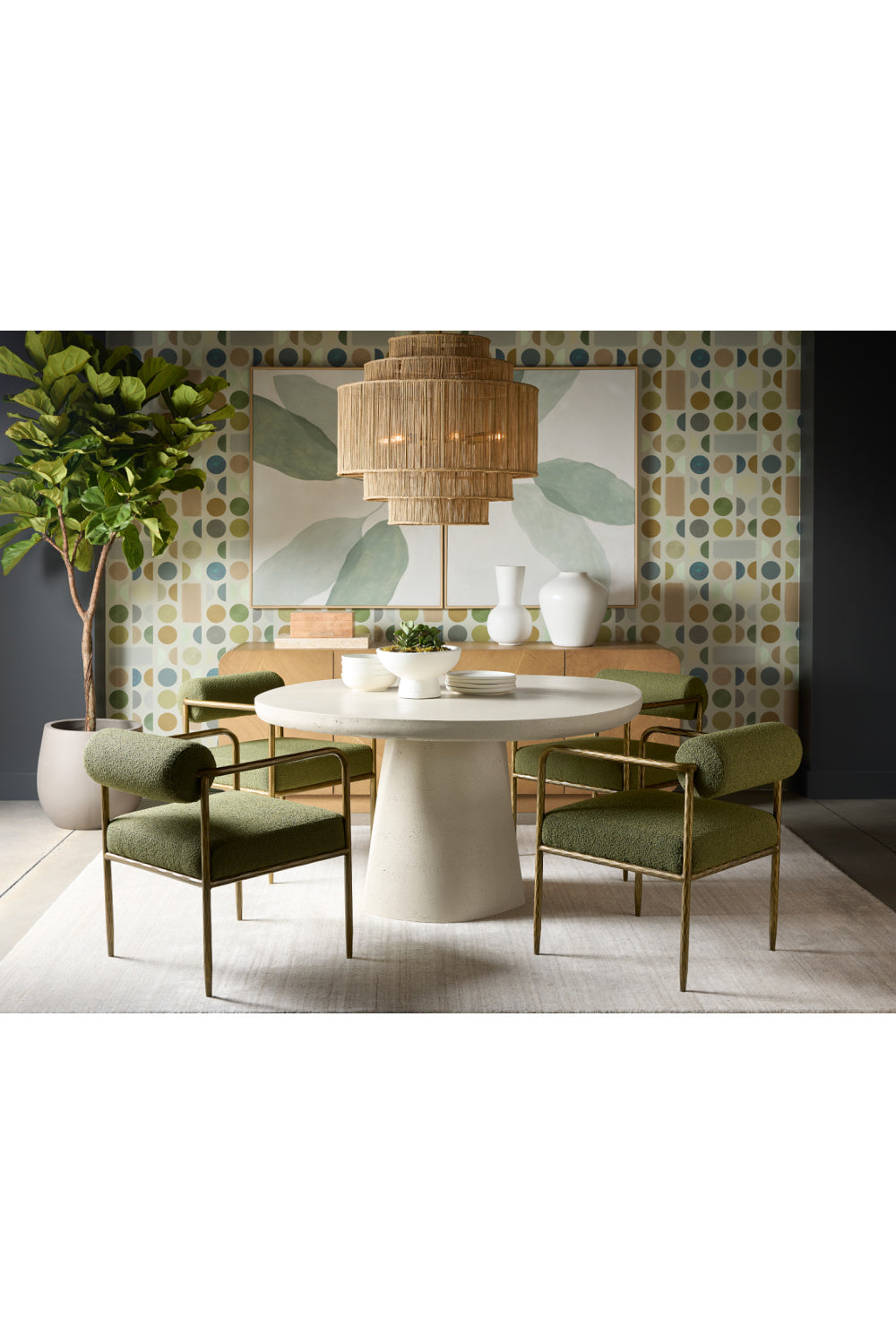 Tiered Jute Chandelier | Splendido Alyssa | Oroa.com