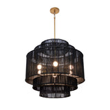Tiered Jute Chandelier | Splendido Alyssa