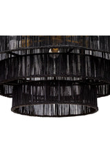Modern European furniture - Tiered Jute Chandelier - www.oroa.com