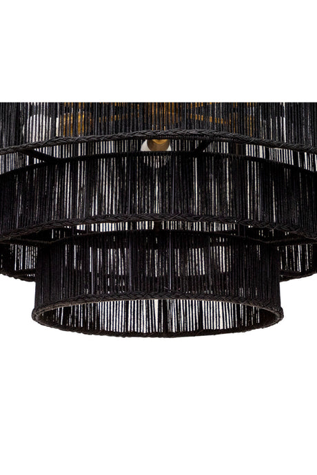 Modern European furniture - Tiered Jute Chandelier - www.oroa.com