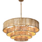 Modern European furniture - 4-Tier Rustic Jute Chandelier - www.oroa.com