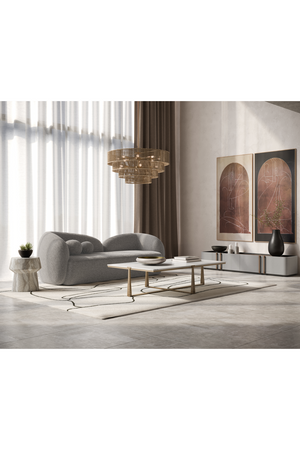 4-Tier Rustic Jute Chandelier | Splendido Lumina | Oroa.com