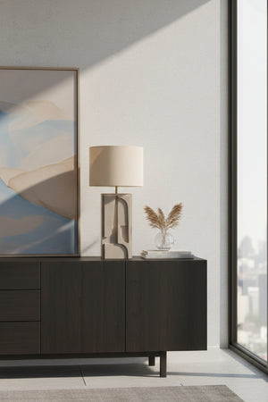 Carved Base Table Lamp | Splendido Dirsan | Oroa.com