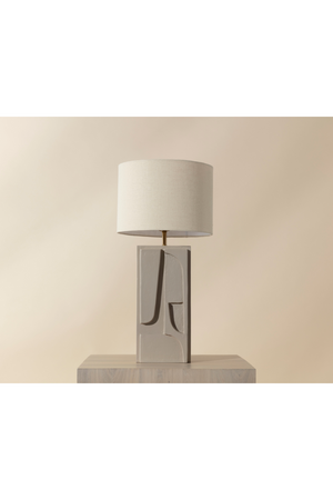 Carved Base Table Lamp | Splendido Dirsan | Oroa.com