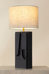 Modern European furniture - Carved Base Table Lamp - www.oroa.com